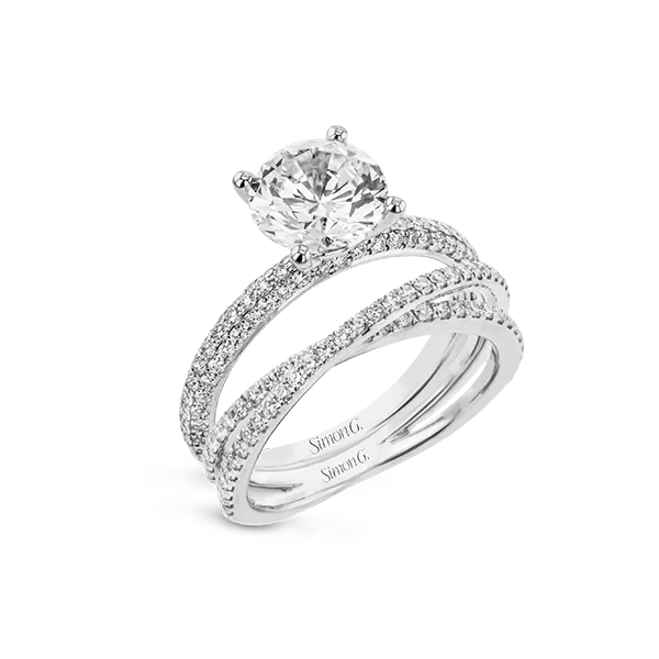 18k White Gold Wedding Set Diamond Showcase Longview, WA