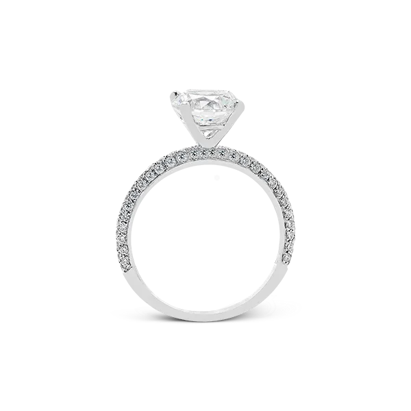 Platinum Semi-mount Engagement Ring Image 3 Diamond Showcase Longview, WA