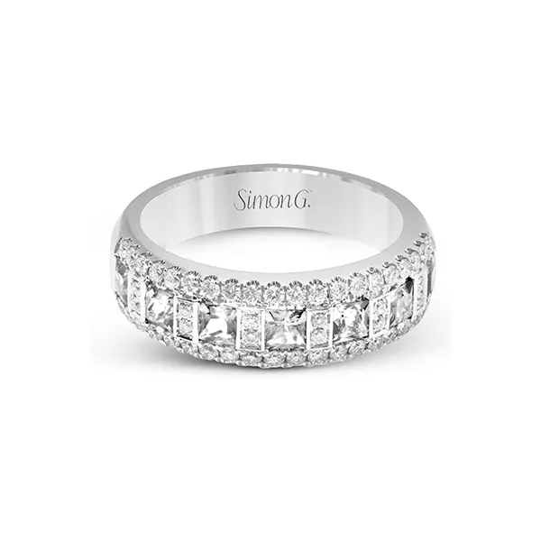 18k White Gold Anniversary Band Image 2 Diamond Showcase Longview, WA