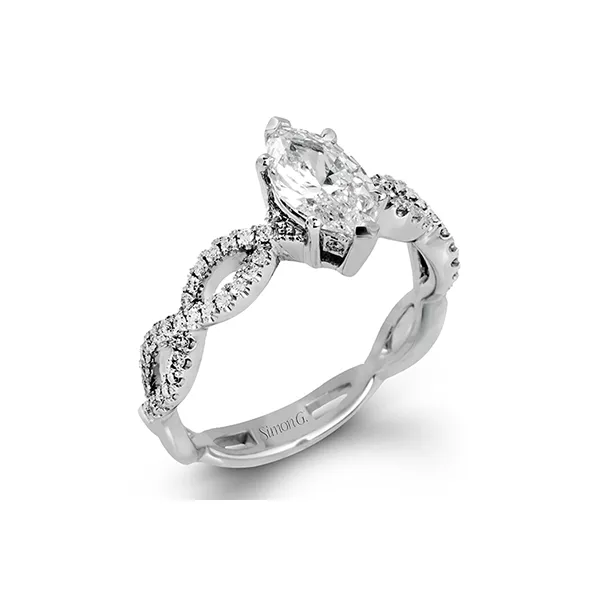 18k White Gold Semi-mount Engagement Ring Diamond Showcase Longview, WA