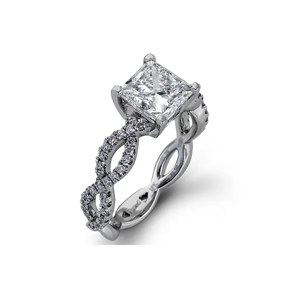 Platinum Semi-mount Engagement Ring Diamond Showcase Longview, WA