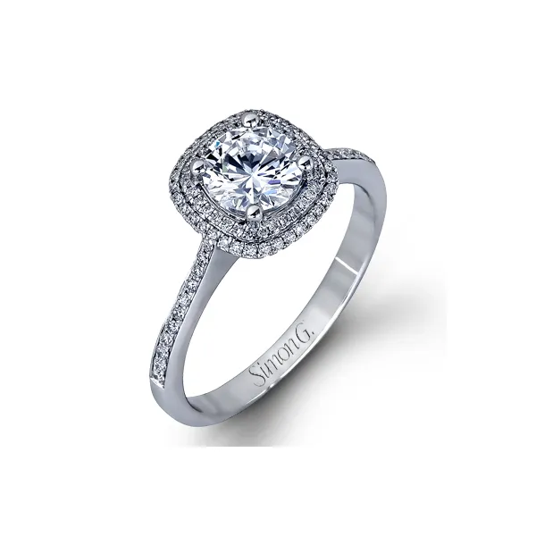 18k White Gold Semi-mount Engagement Ring Diamond Showcase Longview, WA