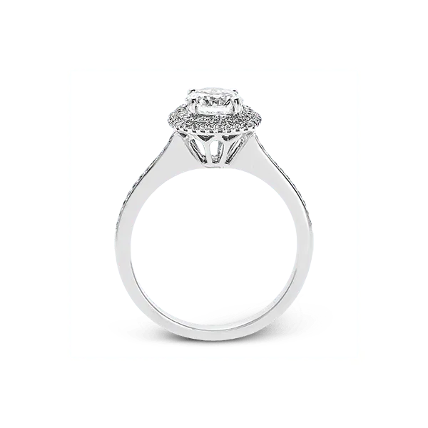 Platinum Semi-mount Engagement Ring Image 2 Quenan's Fine Jewelers Georgetown, TX