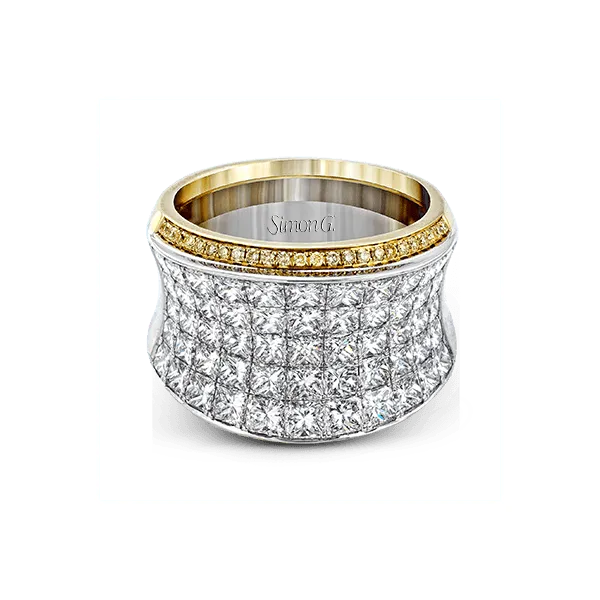18k Two-tone Gold Diamond Fashion Ring Image 2 The Diamond Shop, Inc. Lewiston, ID