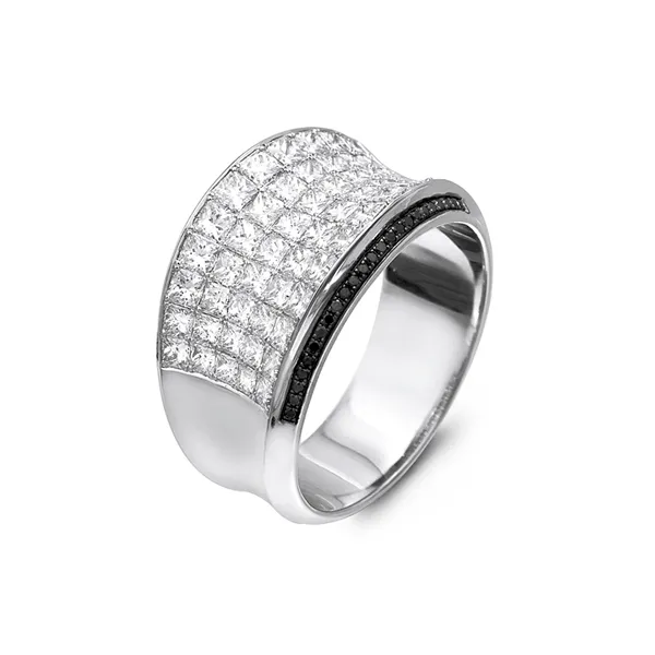 18k Black Gold Diamond Fashion Ring Quenan's Fine Jewelers Georgetown, TX