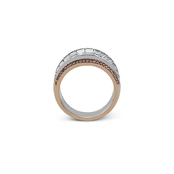18k White & Rose Gold Diamond Fashion Ring Image 3 Diamond Showcase Longview, WA