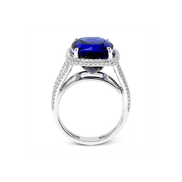 18k White Gold Gemstone Fashion Ring Image 3 Diamond Showcase Longview, WA