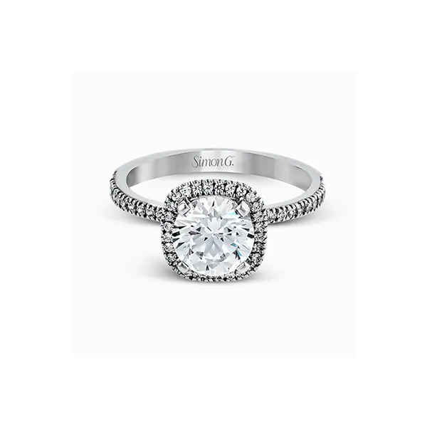 Platinum Semi-mount Engagement Ring Image 2 Diamond Showcase Longview, WA
