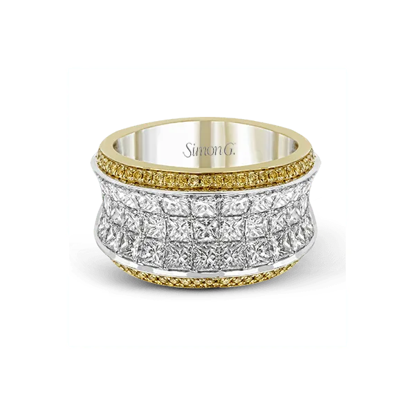18k Two-tone Gold Anniversary Band Image 2 Diamond Showcase Longview, WA