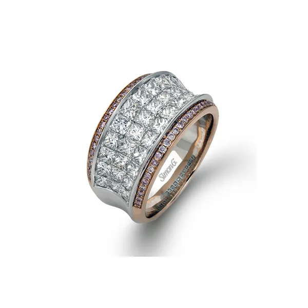 18k White & Rose Gold Anniversary Band The Diamond Shop, Inc. Lewiston, ID