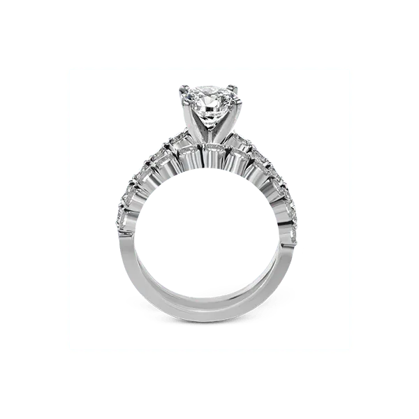 18k White Gold Wedding Set Image 3 The Diamond Shop, Inc. Lewiston, ID