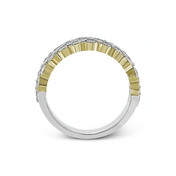 18k Two-tone Gold Anniversary Band Image 3 Diamond Showcase Longview, WA