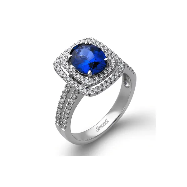 18k White Gold Gemstone Fashion Ring Diamond Showcase Longview, WA