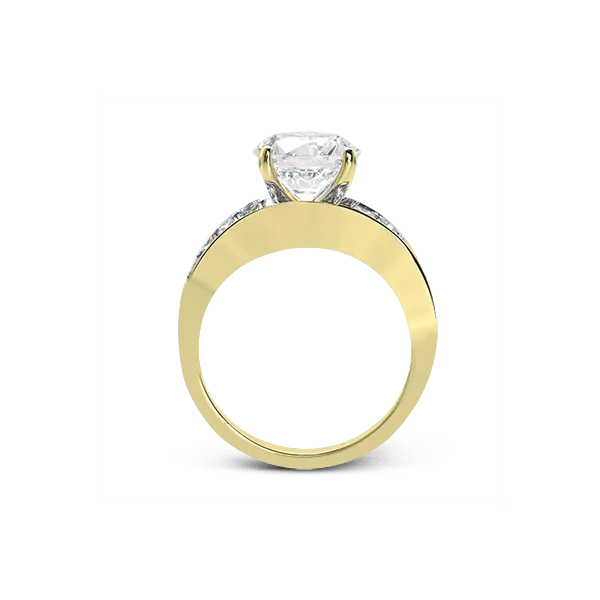18k Yellow Gold Semi-mount Engagement Ring Image 3 Diamond Showcase Longview, WA