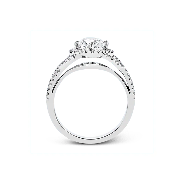 18k White Gold Semi-mount Engagement Ring Image 3 James & Williams Jewelers Berwyn, IL