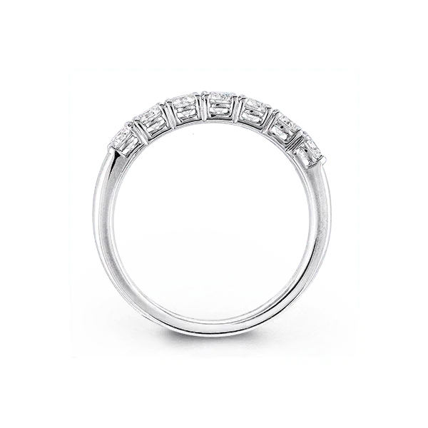 18k White Gold Anniversary Band Image 3 Almassian Jewelers, LLC Grand Rapids, MI
