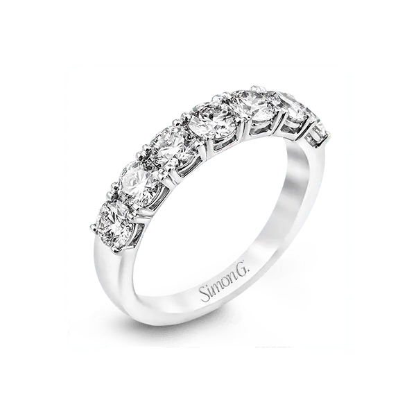 18k White Gold Anniversary Band Diamonds Direct St. Petersburg, FL
