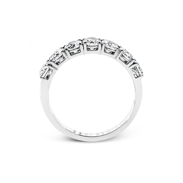 18k White Gold Anniversary Band Image 3 Almassian Jewelers, LLC Grand Rapids, MI