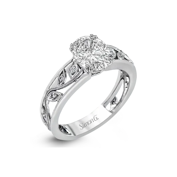 Platinum Semi-mount Engagement Ring Diamond Showcase Longview, WA