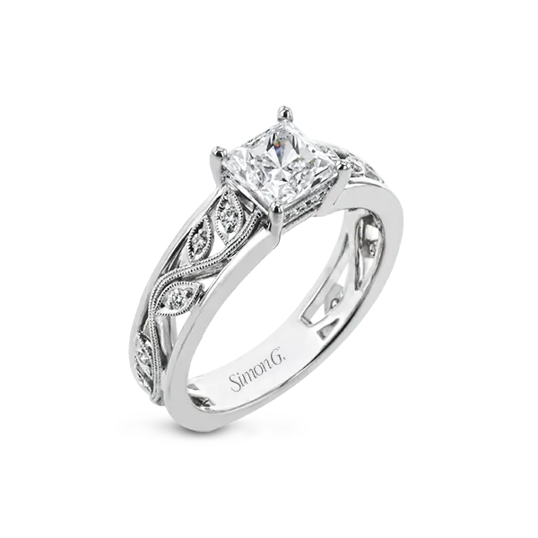Platinum Semi-mount Engagement Ring Diamond Showcase Longview, WA