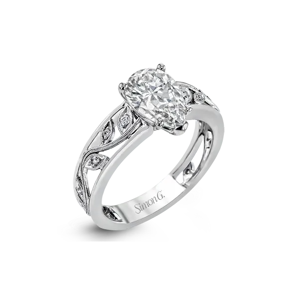 18k White Gold Semi-mount Engagement Ring Diamond Showcase Longview, WA