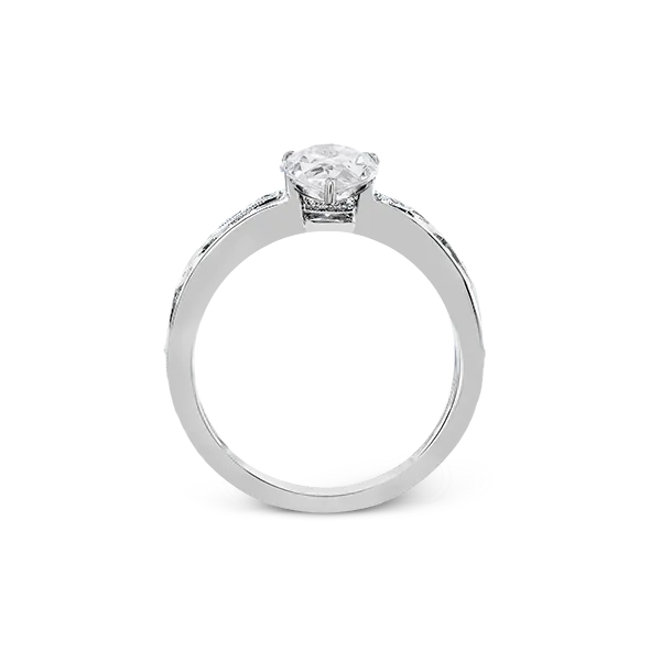 Platinum Semi-mount Engagement Ring Image 3 James & Williams Jewelers Berwyn, IL