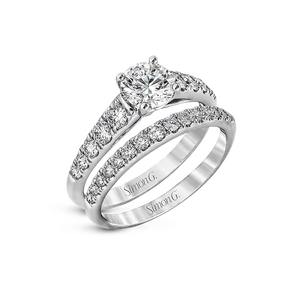 18k White Gold Wedding Set Diamond Showcase Longview, WA
