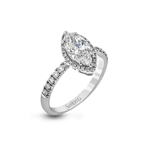 18k White Gold Semi-mount Engagement Ring Diamond Showcase Longview, WA