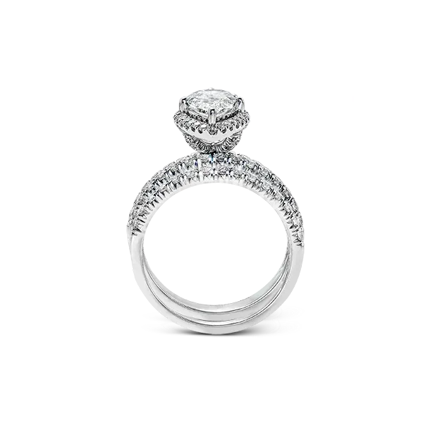 18k White Gold Wedding Set Image 3 Diamond Showcase Longview, WA