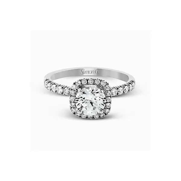 Platinum Semi-mount Engagement Ring Image 2 Diamond Showcase Longview, WA