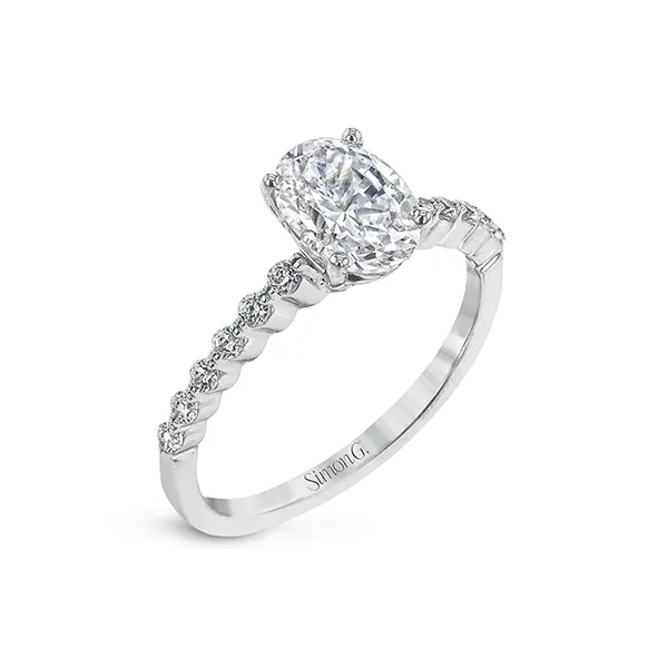 18k White Gold Semi-mount Engagement Ring Diamond Showcase Longview, WA