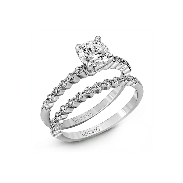 18k White Gold Wedding Set Quenan's Fine Jewelers Georgetown, TX