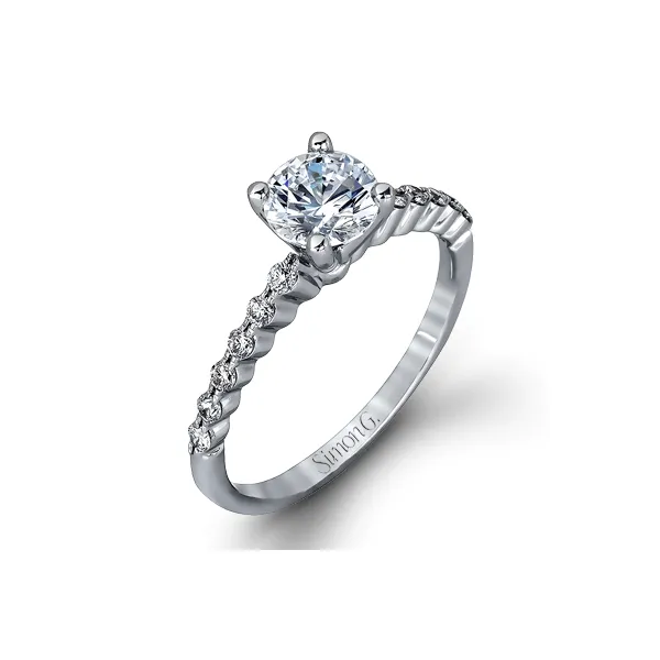 Platinum Semi-mount Engagement Ring Diamond Showcase Longview, WA