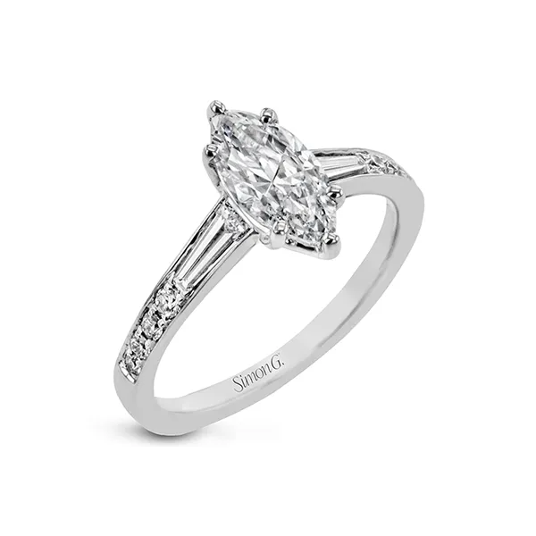 18k White Gold Semi-mount Engagement Ring Diamond Showcase Longview, WA