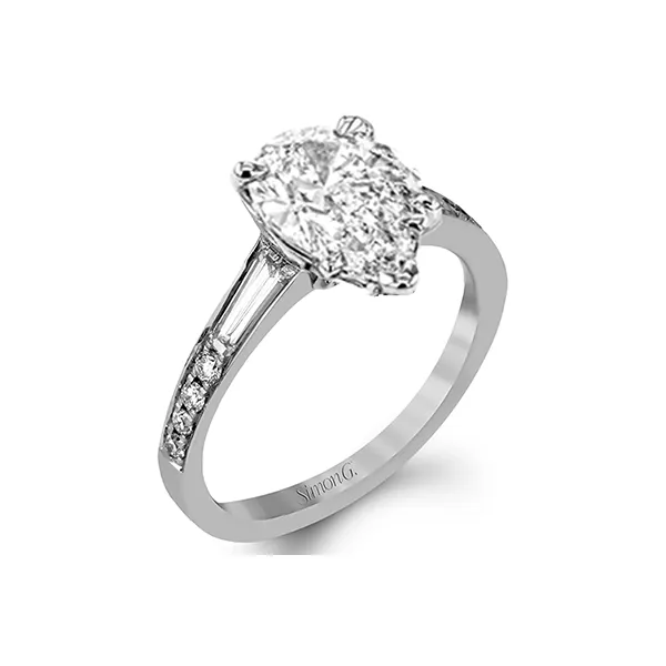 18k White Gold Semi-mount Engagement Ring Diamond Showcase Longview, WA