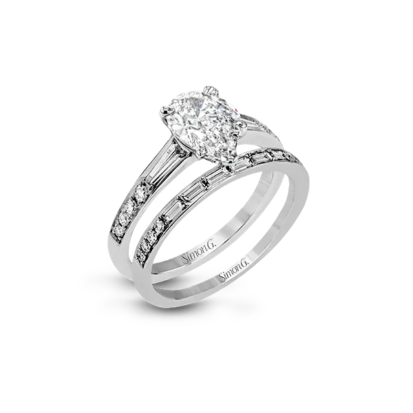 18k White Gold Wedding Set Diamond Showcase Longview, WA