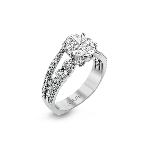 18k White Gold Semi-mount Engagement Ring Diamond Showcase Longview, WA
