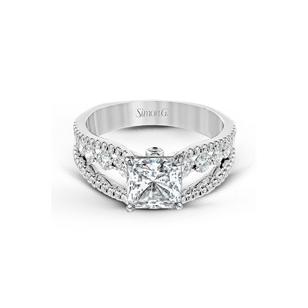 Platinum Semi-mount Engagement Ring Diamond Showcase Longview, WA