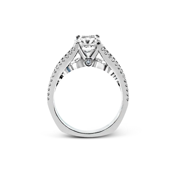 Platinum Semi-mount Engagement Ring Image 2 Diamond Showcase Longview, WA