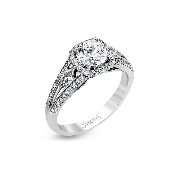 Platinum Semi-mount Engagement Ring Diamond Showcase Longview, WA