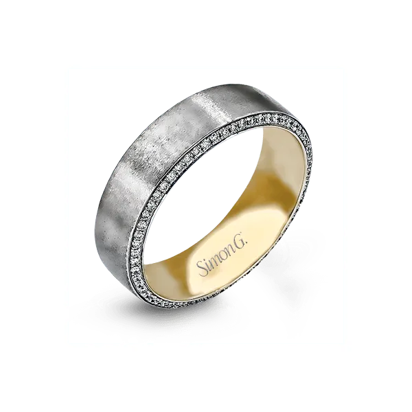 18k Two-tone Gold Men's Wedding Band James & Williams Jewelers Berwyn, IL