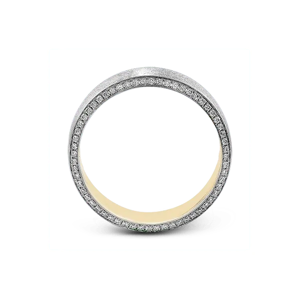 18k Two-tone Gold Men's Wedding Band Image 3 James & Williams Jewelers Berwyn, IL