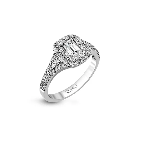 18k White Gold Semi-mount Engagement Ring Diamond Showcase Longview, WA