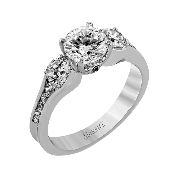 Platinum Semi-mount Engagement Ring Diamond Showcase Longview, WA
