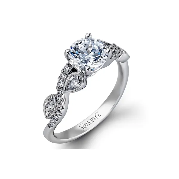 Platinum Semi-mount Engagement Ring Diamond Showcase Longview, WA