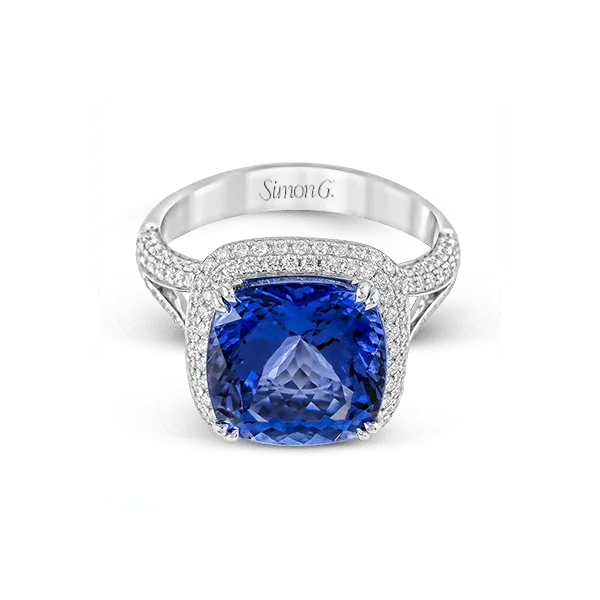 18k White Gold Gemstone Fashion Ring Image 2 Diamond Showcase Longview, WA