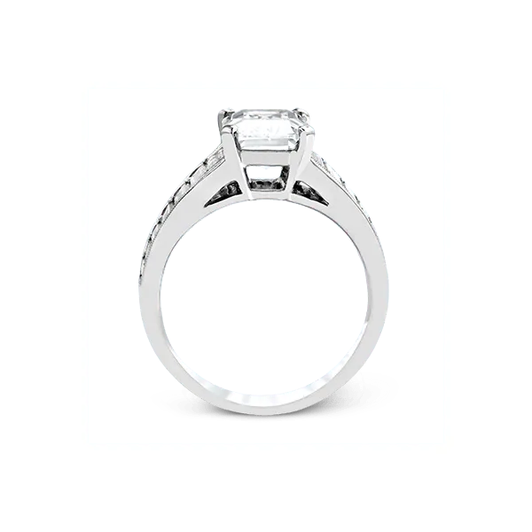 Platinum Semi-mount Engagement Ring Image 2 Diamonds Direct St. Petersburg, FL