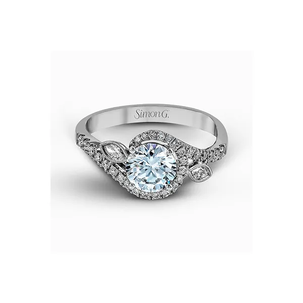 Platinum Semi-mount Engagement Ring Image 2 Diamond Showcase Longview, WA