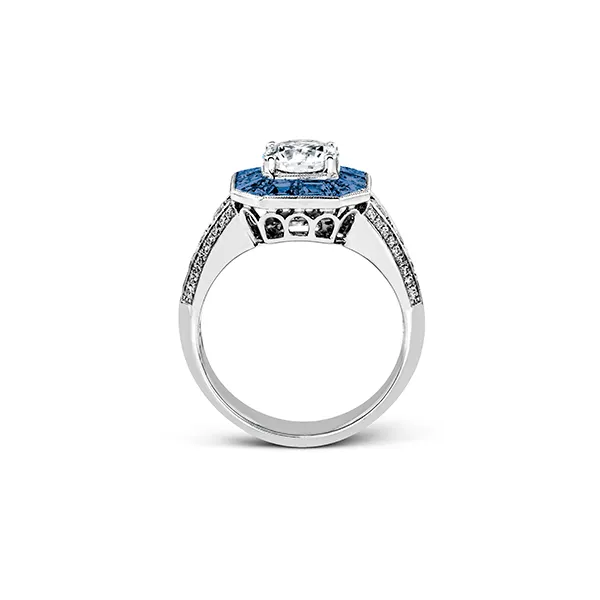 18k White Gold Semi-mount Engagement Ring Image 3 Diamond Showcase Longview, WA