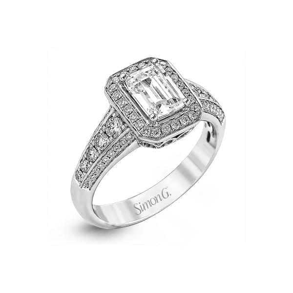 Platinum Semi-mount Engagement Ring Diamond Showcase Longview, WA